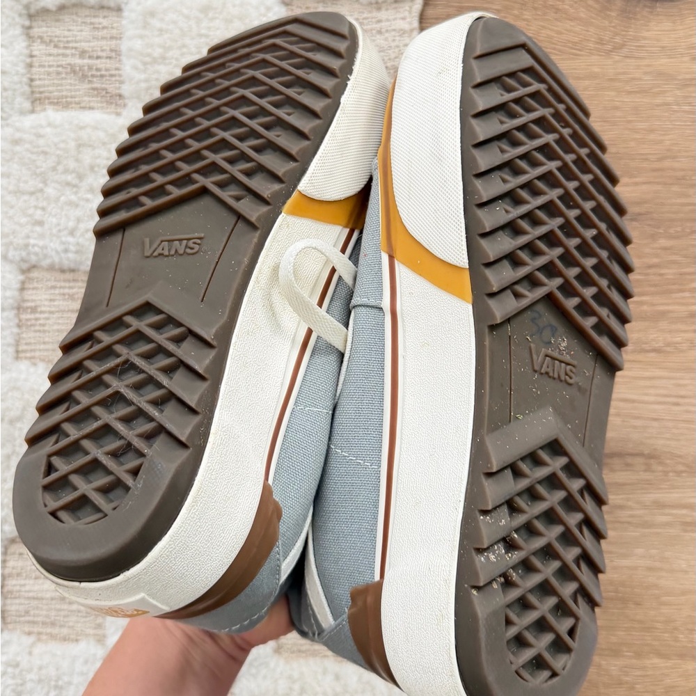 Vans Sk8-Hi Tapered Stacked Platform Sneakers in Green Milieu Gum - Picture 5 of 6